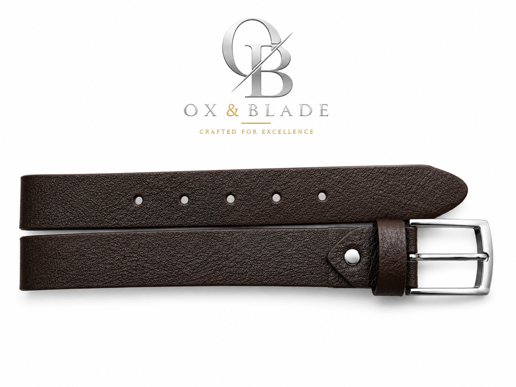 Ox & Blade Premium Leather Belt – Durable Everyday Fashion Belt