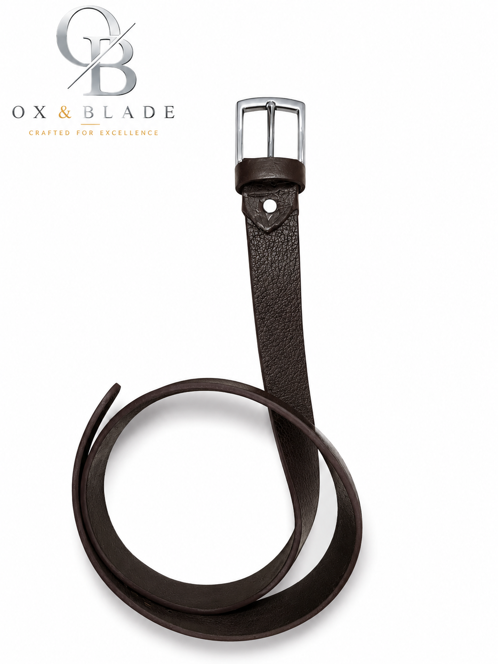 Ox & Blade Premium Leather Belt – Durable Everyday Fashion Belt