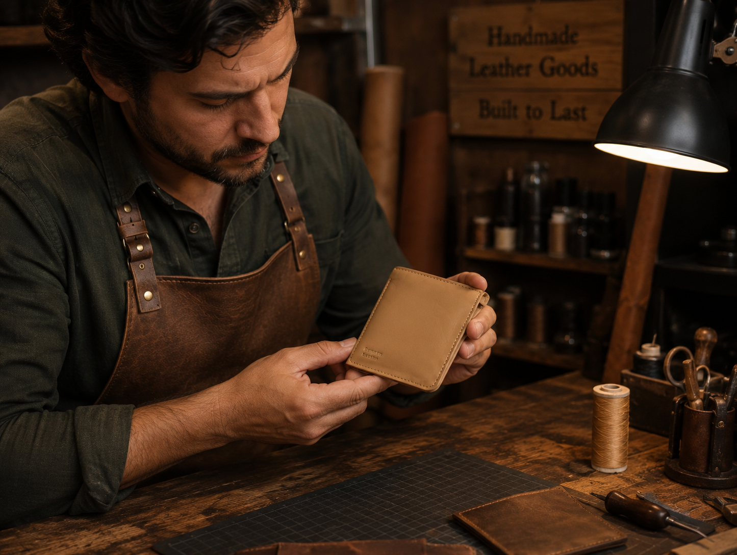 Brown Leather Wallet for Men in Pakistan | OX & BLADE