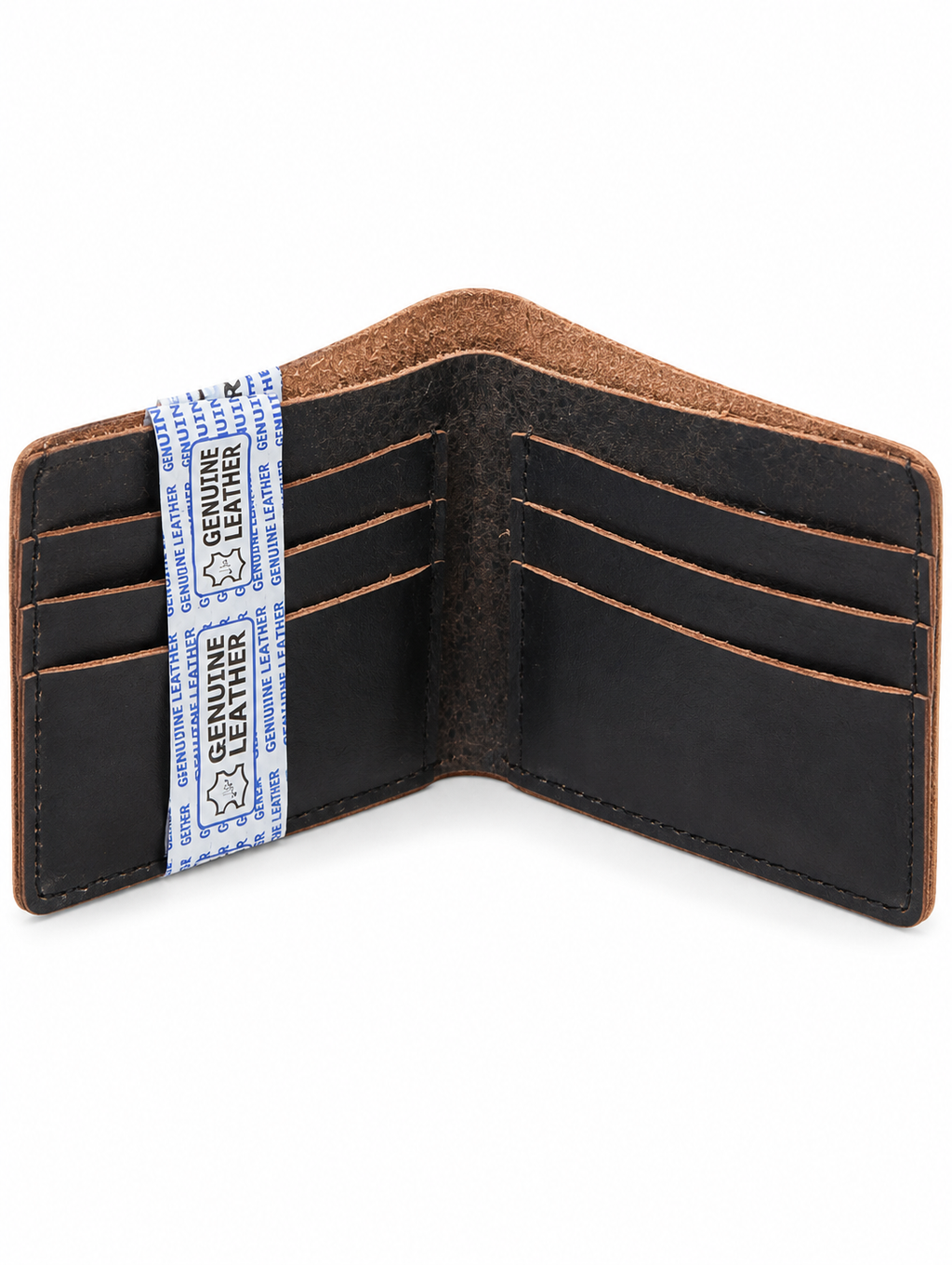 Crazy Horse Premium Leather Slim Wallet for Men – Genuine Cow Leather Bifold Wallet