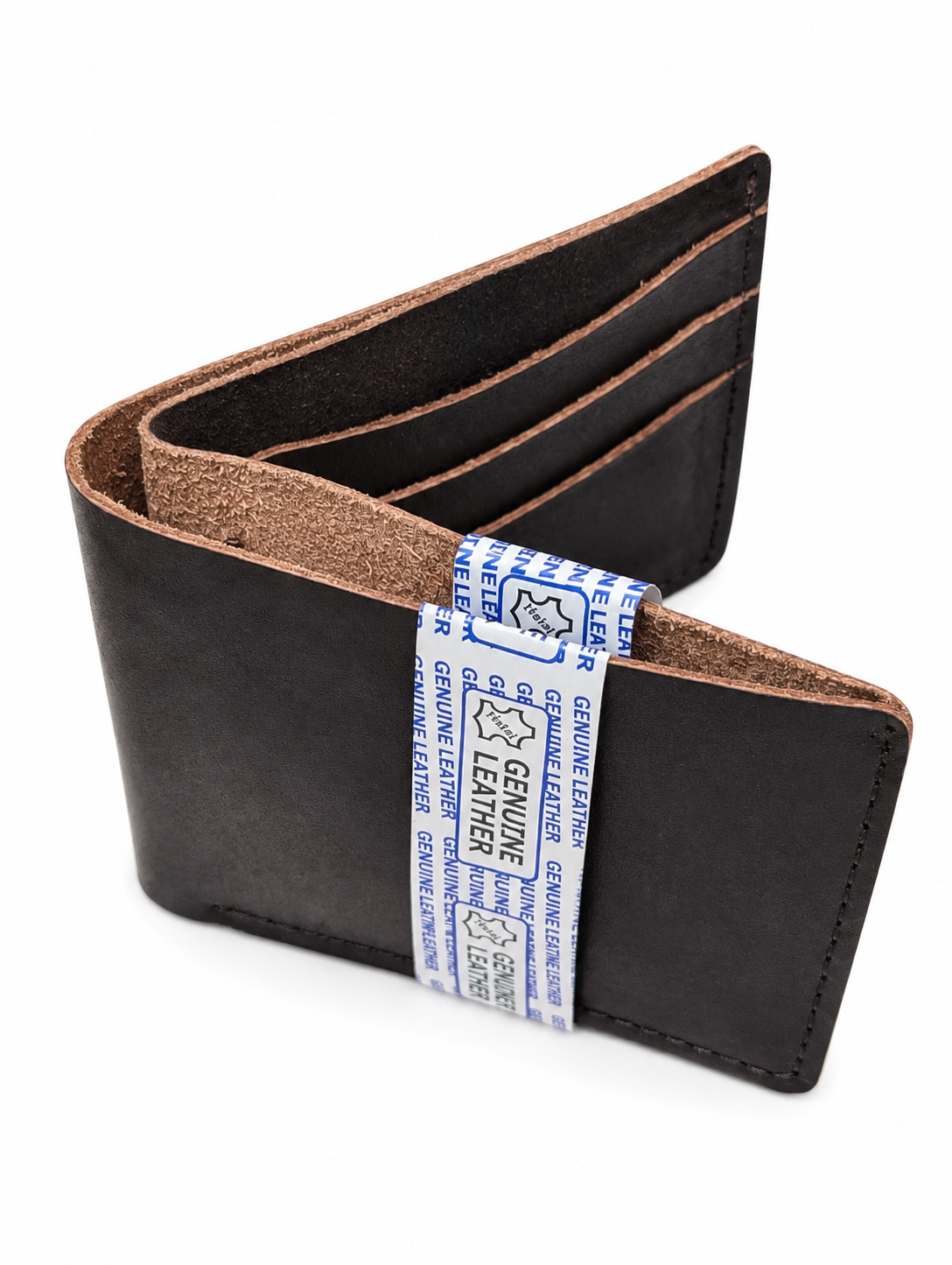 Crazy Horse Premium Leather Slim Wallet for Men – Genuine Cow Leather Bifold Wallet