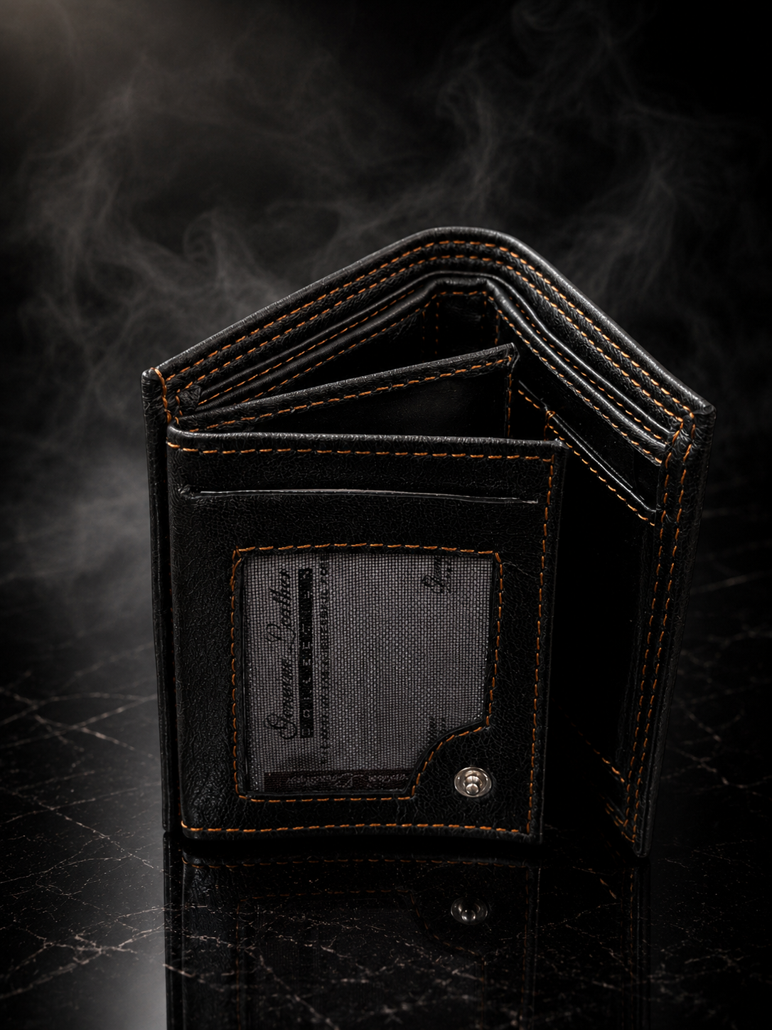 Premium Sheep Leather Bifold Wallet for Men – Luxury Soft Leather Wallet with Card Holder & Coin Pocket | Brown