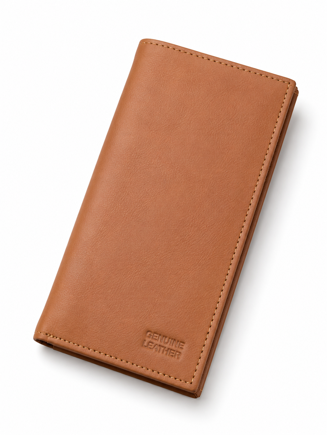 Premium Genuine Leather Long Wallet – Slim Bifold Card Holder Wallet